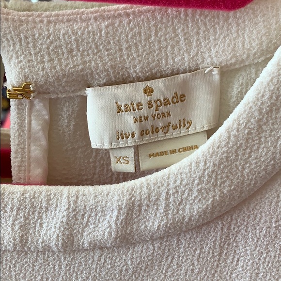 kate spade creme blouse - Picture 3 of 3
